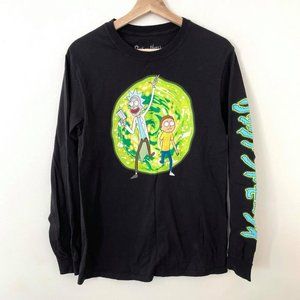 Oversized Rick And Morty Long Sleeve T-Shirt